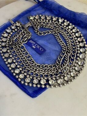Jimmy Choo X H&M Crystal Multi-Chain Necklace
